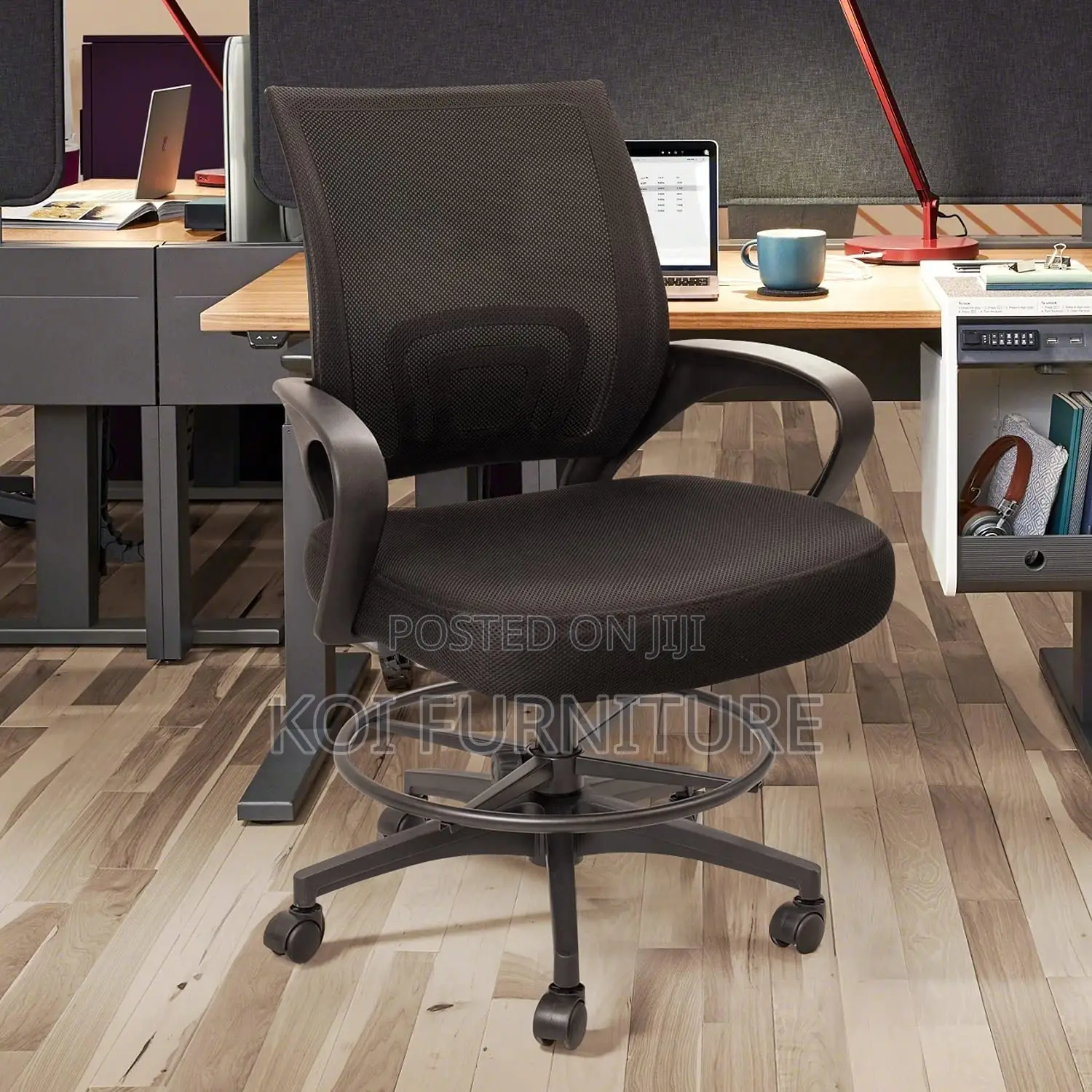 Office Chair : Adjustable Height Cashier Office Chair