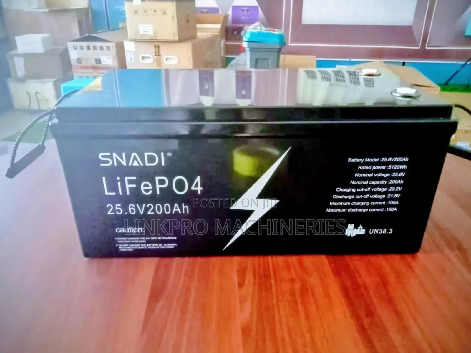 Snadi 25.6v 200ah Lithium Battery