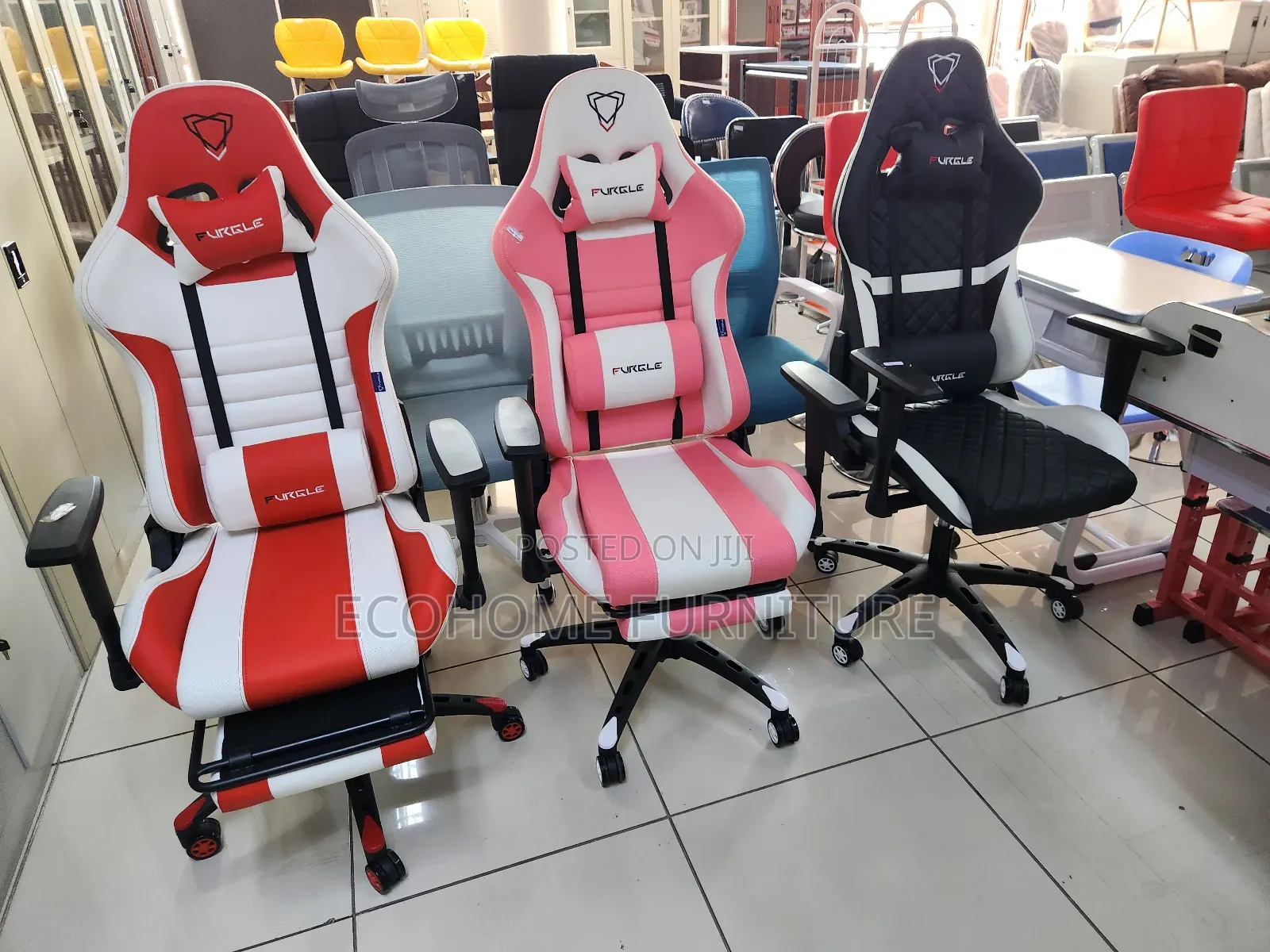Red White Gaming Chair
