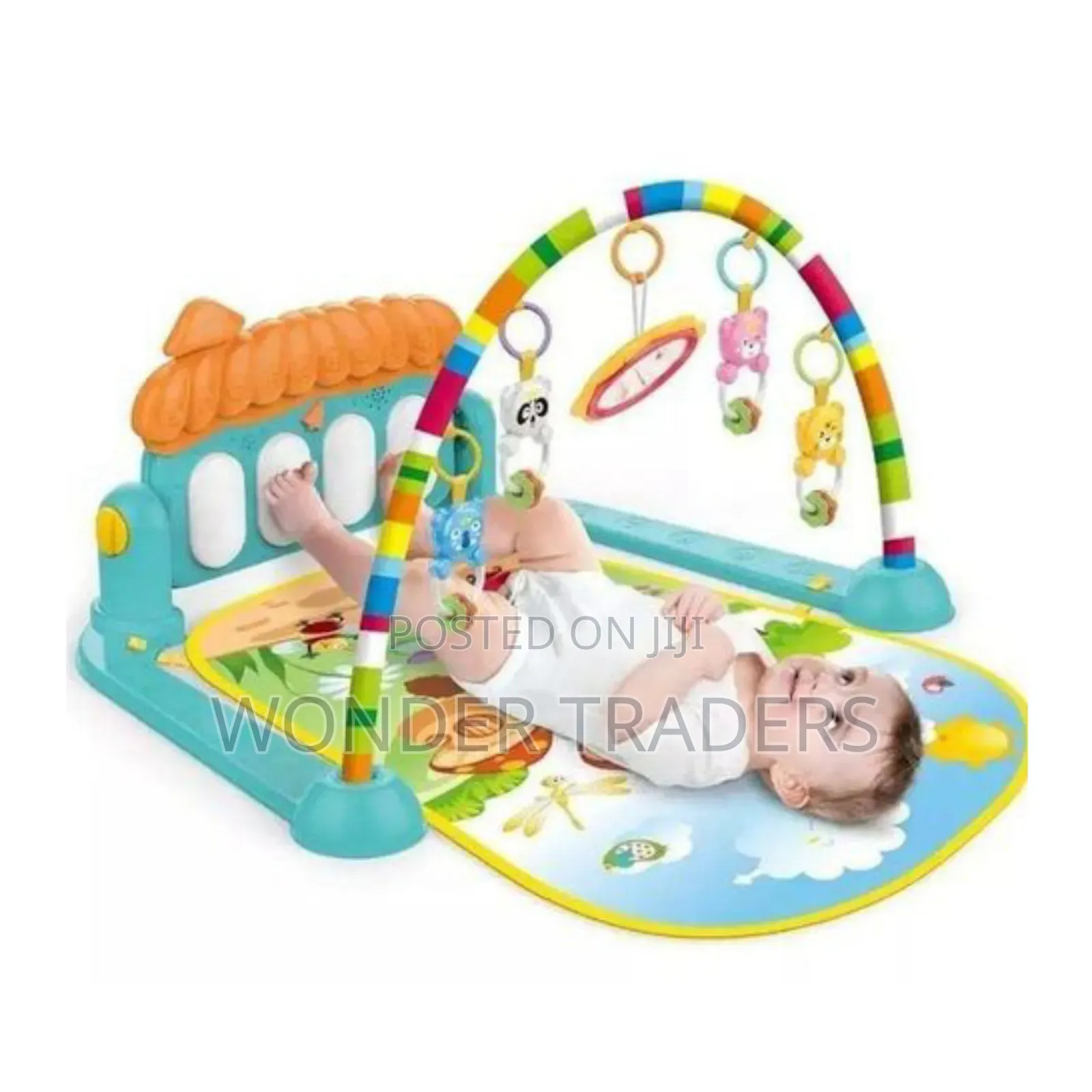 Baby Gym Play Mat Activity Center, Kick and Play With Music