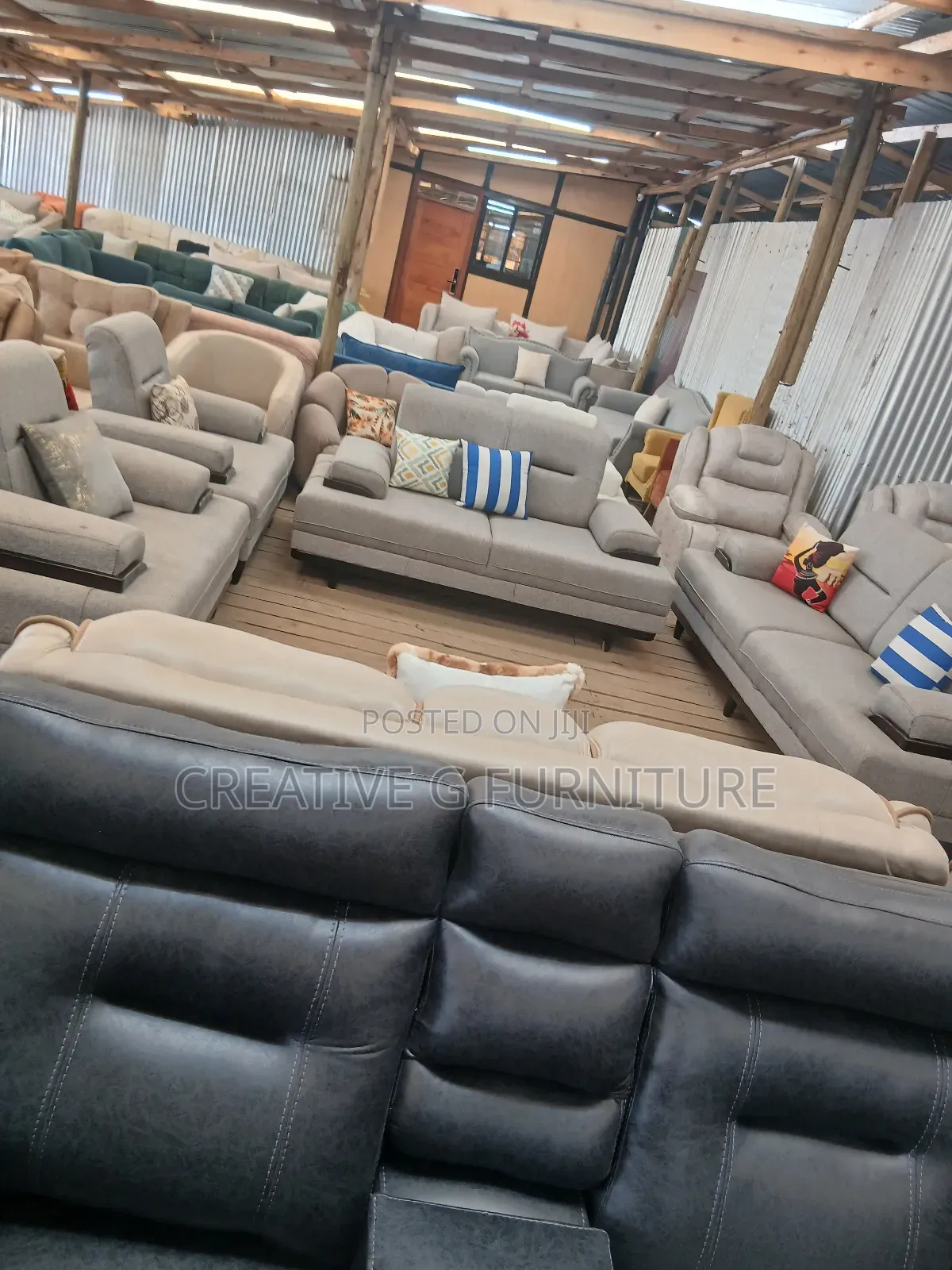 7-Seater Semi-Recliner Sofa Set – Modern Comfort Luxury