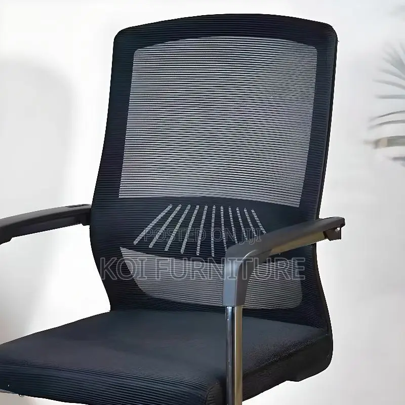 Office Chairs; Mesh Fabric Boardroom Seat With Sled Base