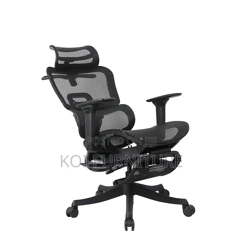 Office Chairs; Executive Orthopedic High Bacrest Seat With Footrest