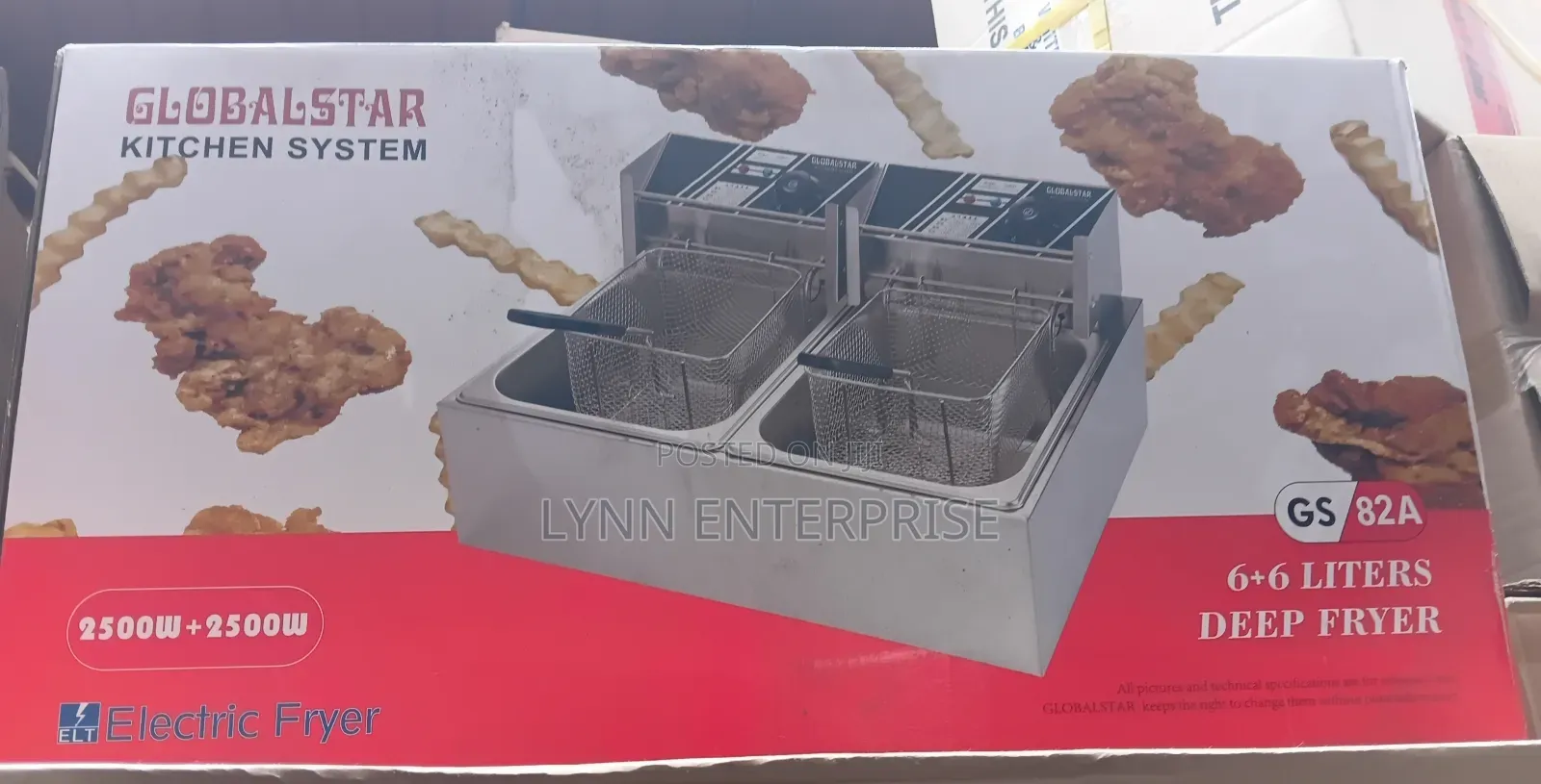 Globalstar Double Tank Deep Fryer