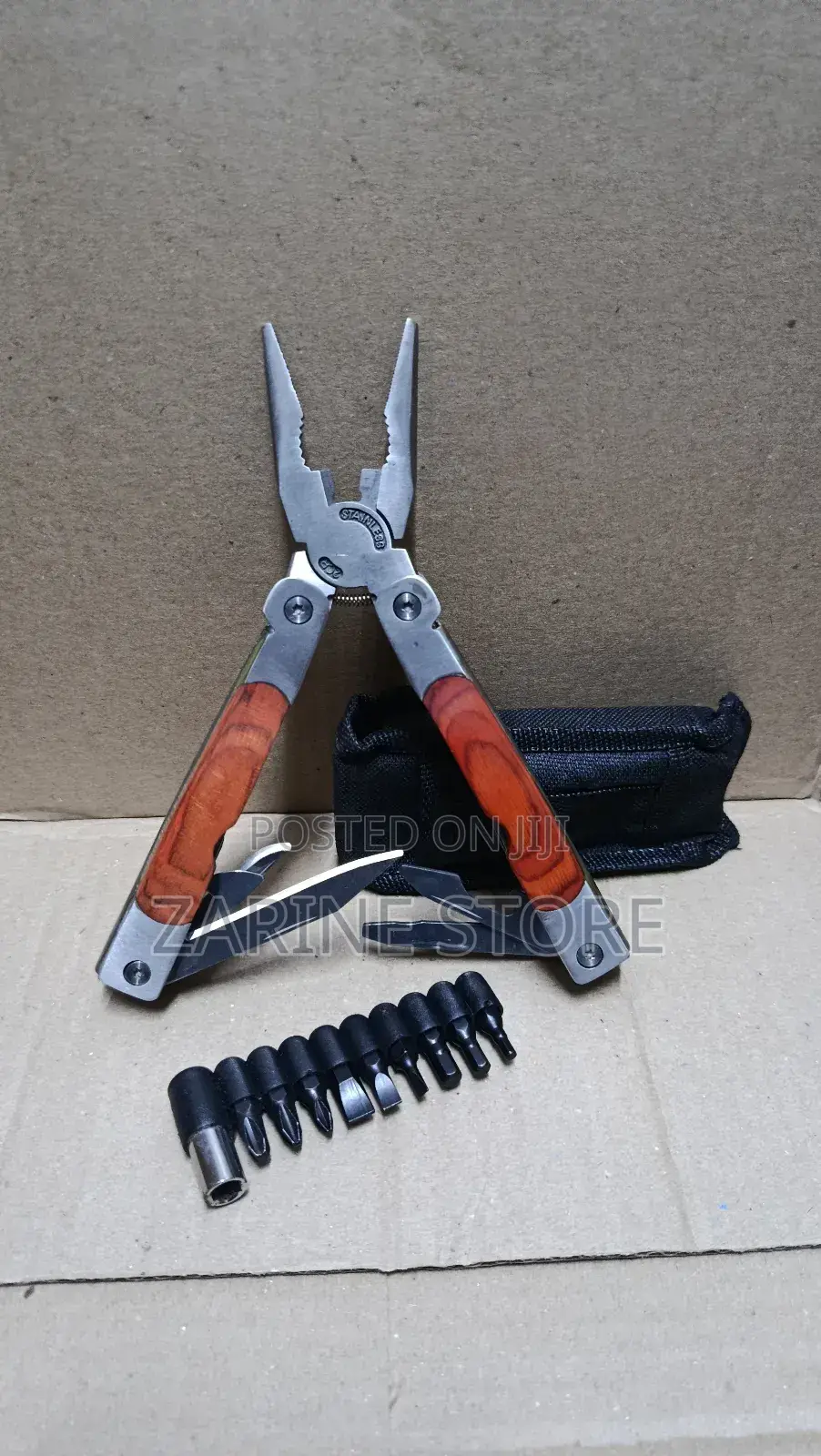 Wooden Handle 12 In 1 Pliers Multifunctional Hand Tool