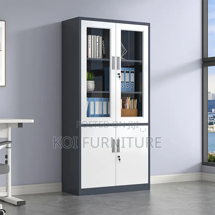 Office Cabinet : 2-Door Metallic Office Cabinet