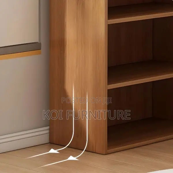 Office Bookcase : Modern Six Tier Cherry Bookshelf