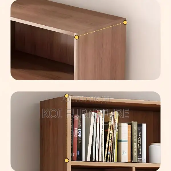Office Bookcase : Modern Six Tier Cherry Bookshelf