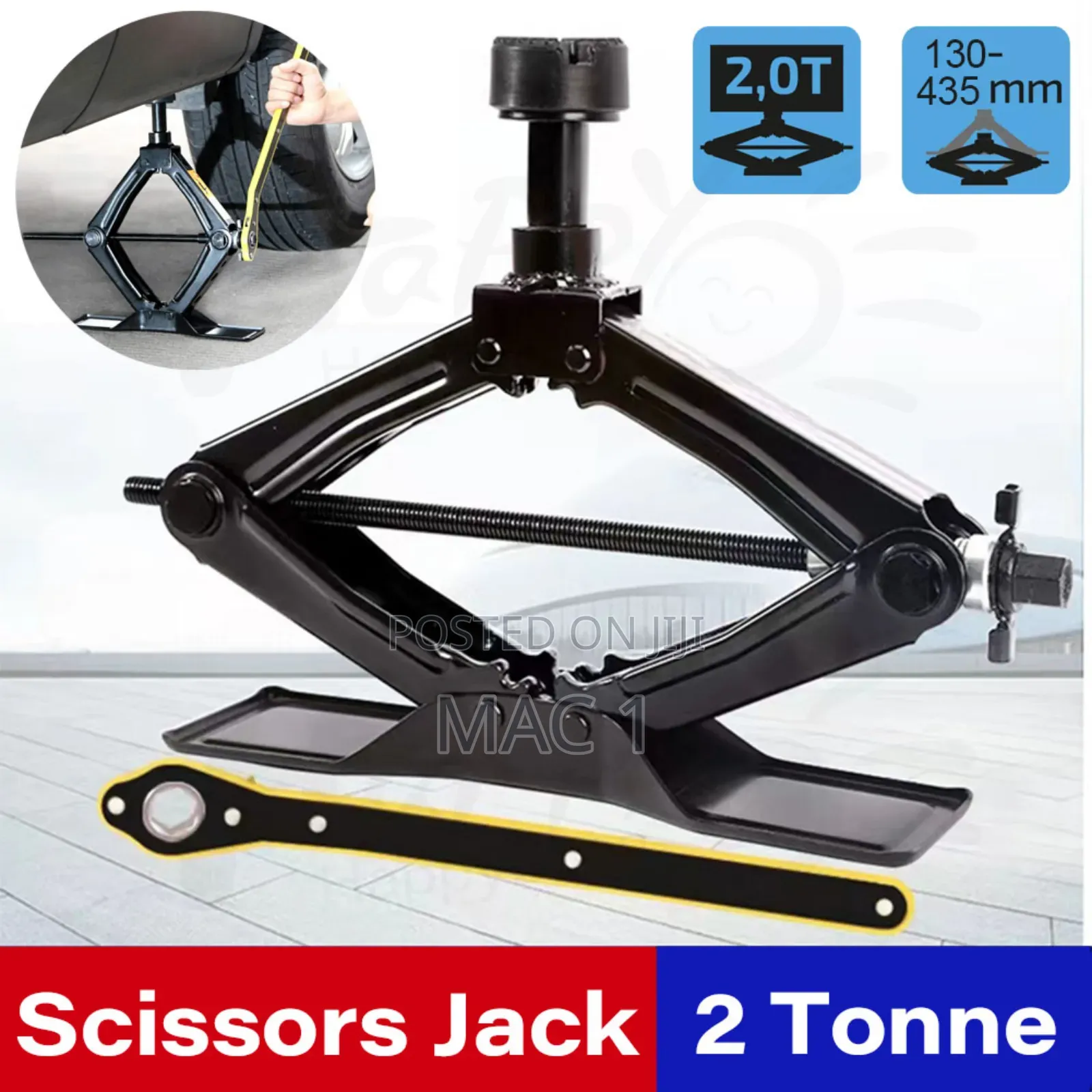 Manual Scissor Lift Jack for Suv, Sedans, and Small Trucks
