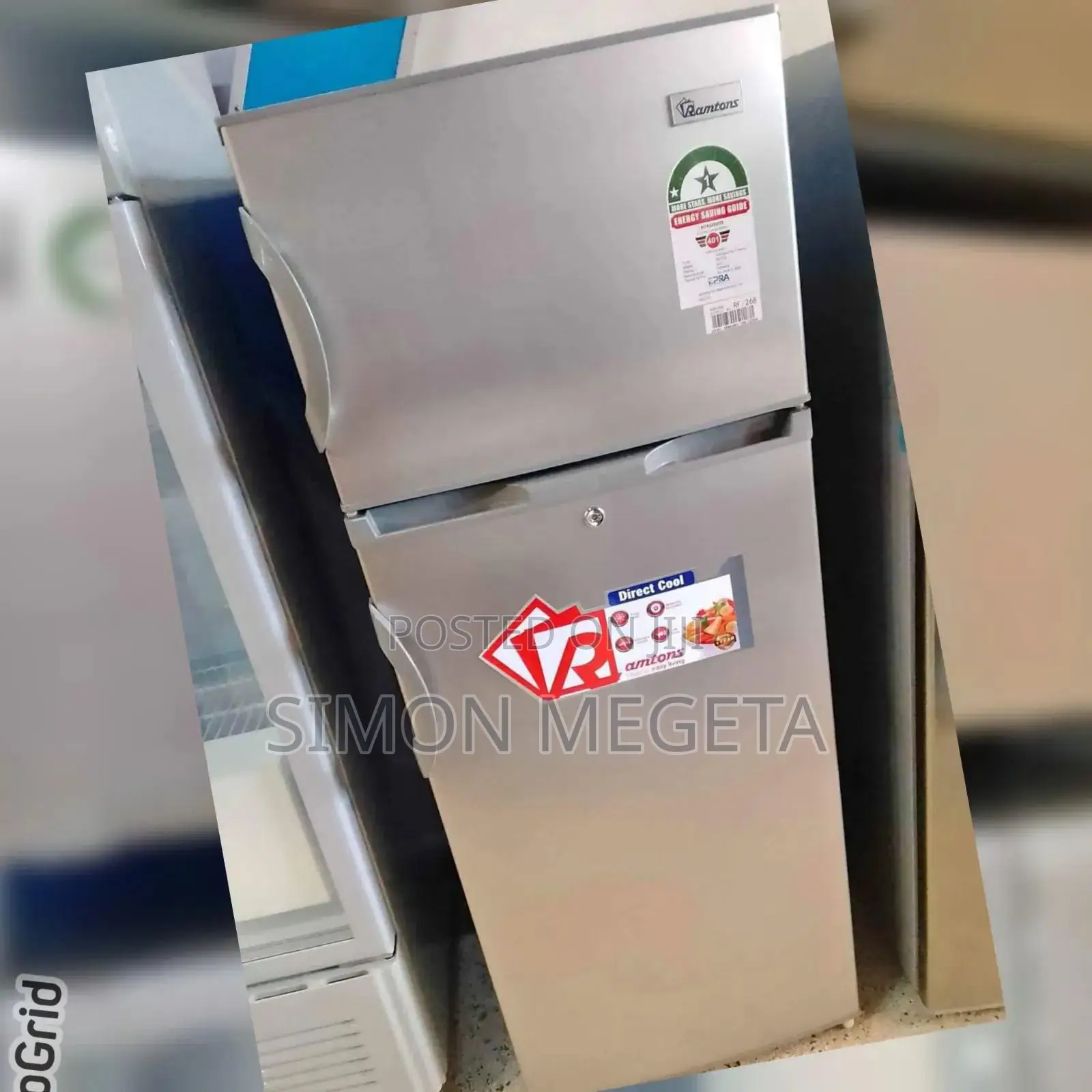 Available Ramton 204 Litres Double Door Fridge