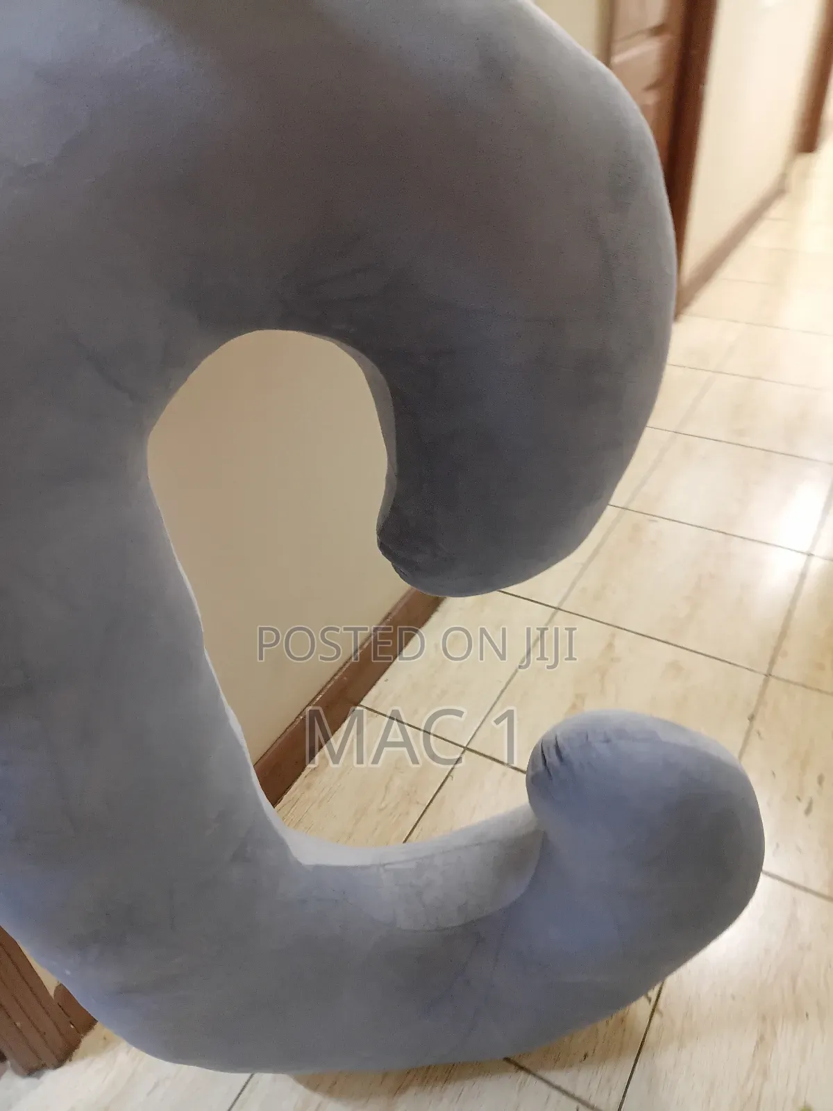 Comfort C Shape Pregnancy Pillow-grey/Pink/Blue