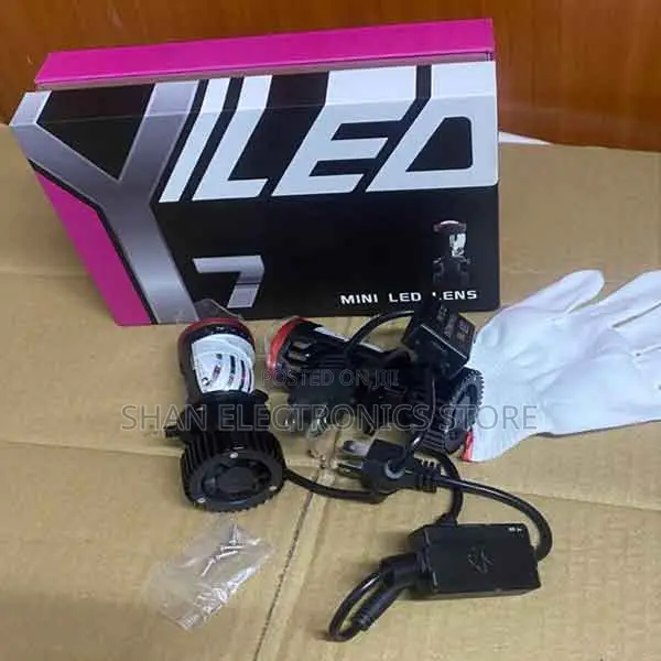 High Low Beam Super Bright 2pcs Y7 H4 Headlight Car H4 Mini Projector