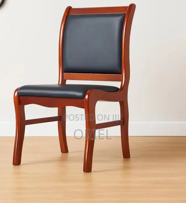 Office Chair : Wooden Frame Conference Office Seat