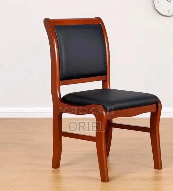 Office Chair : Wooden Frame Conference Office Seat