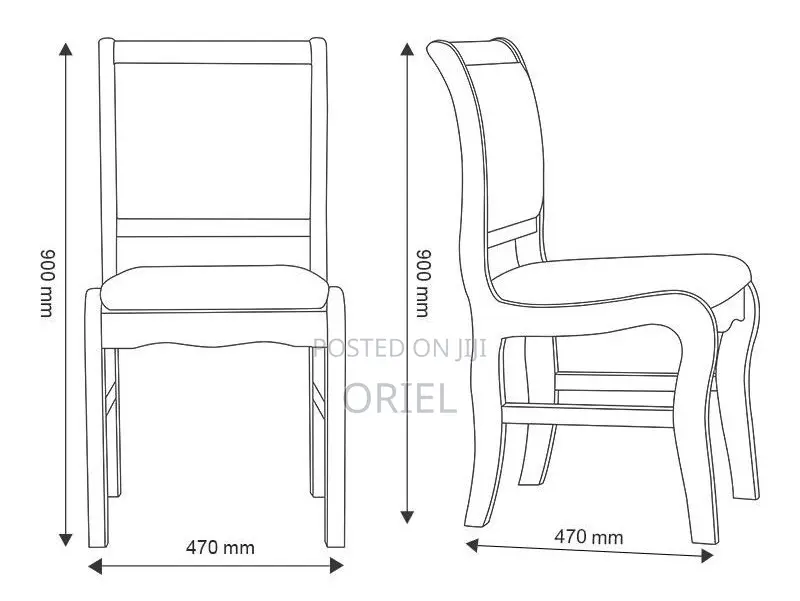 Office Chair : Wooden Frame Conference Office Seat