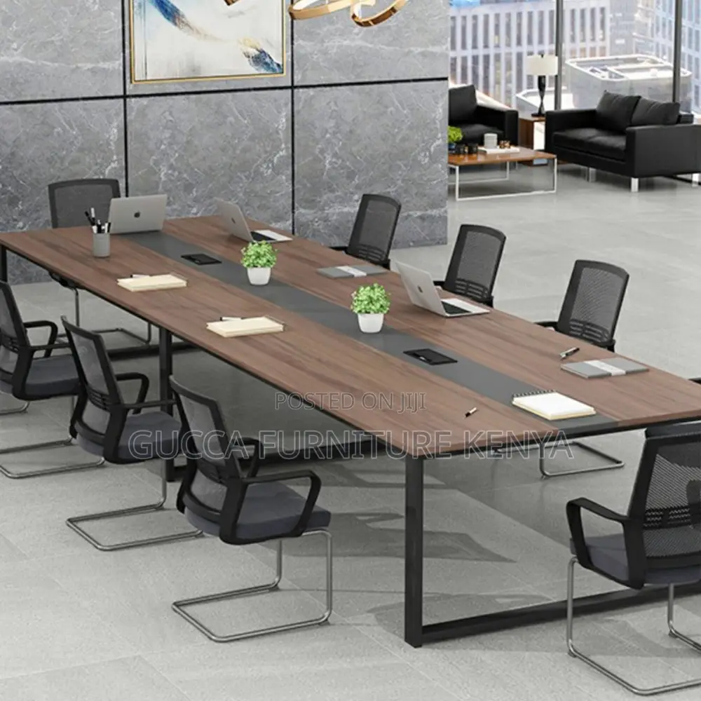2.4m Brown Executive Office Boardroom Table