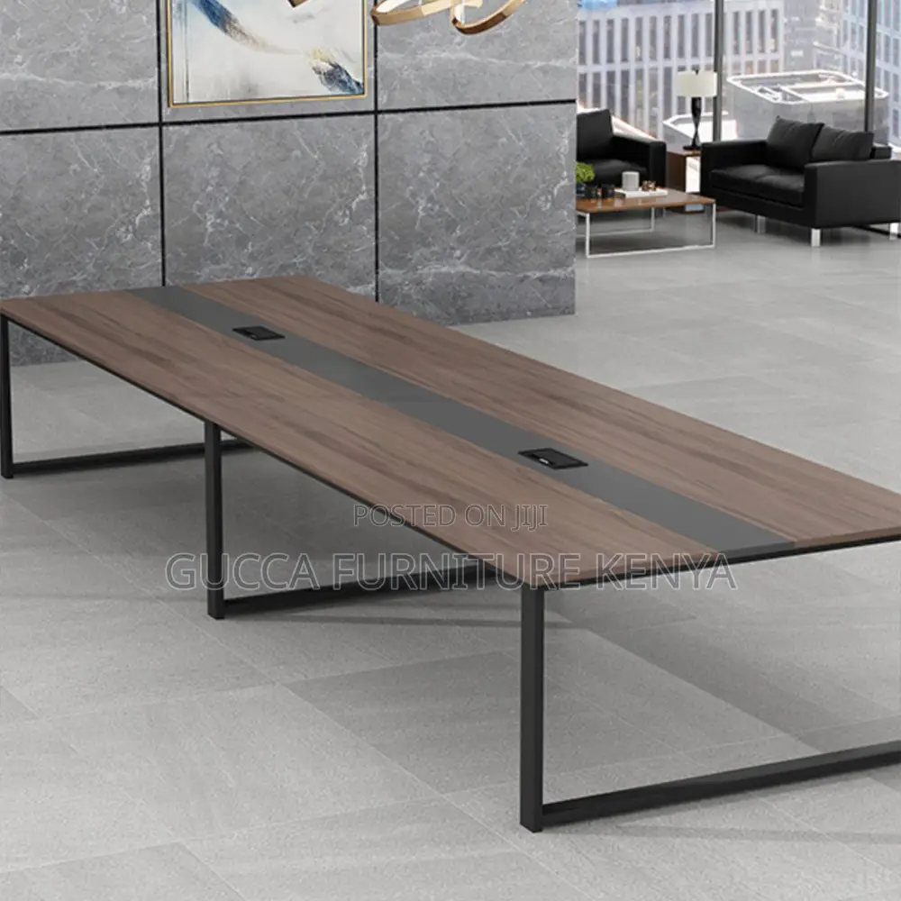 2.4m Brown Executive Office Boardroom Table