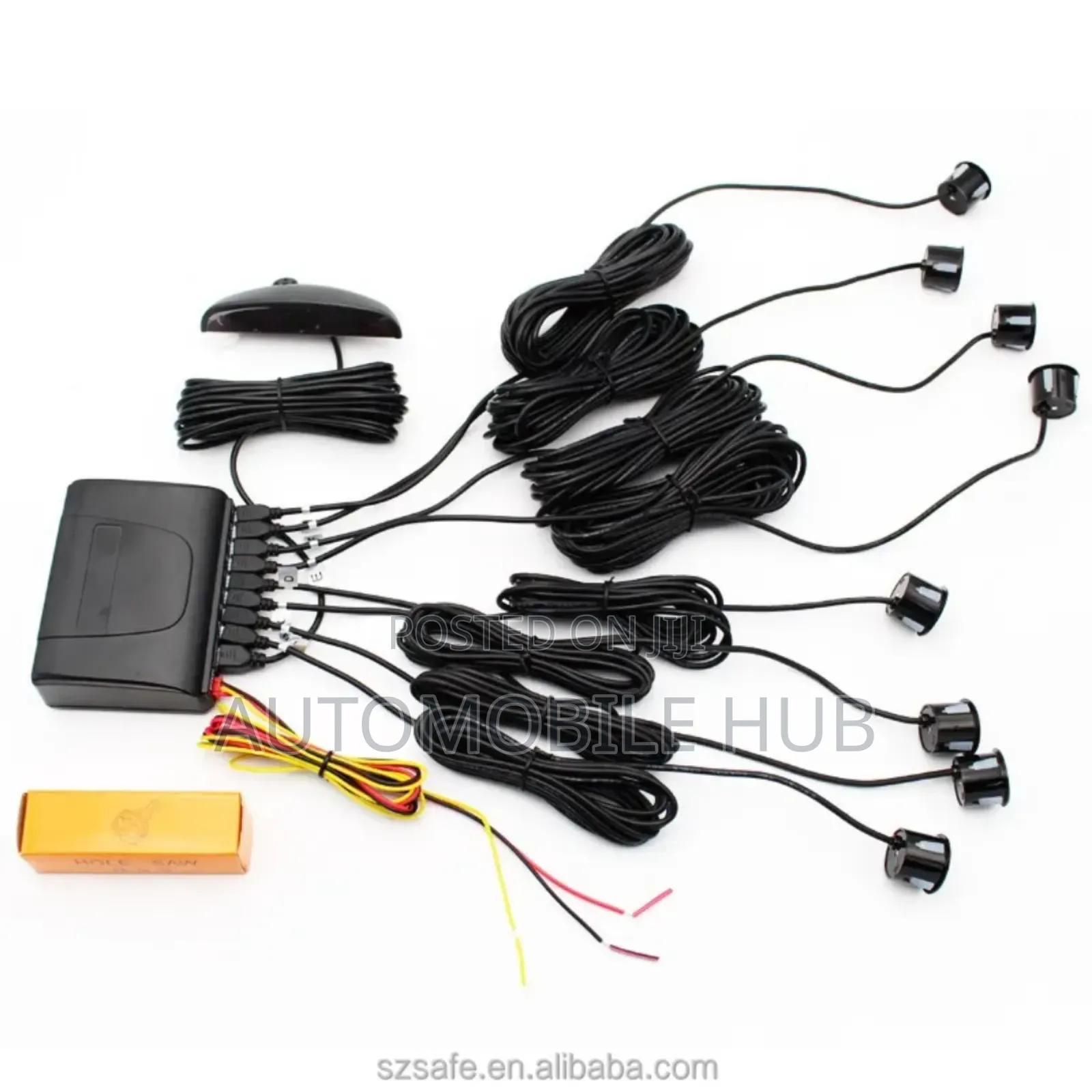 8 Sensor Parking System Full Kit Car Reverse Sensors Front Rear
