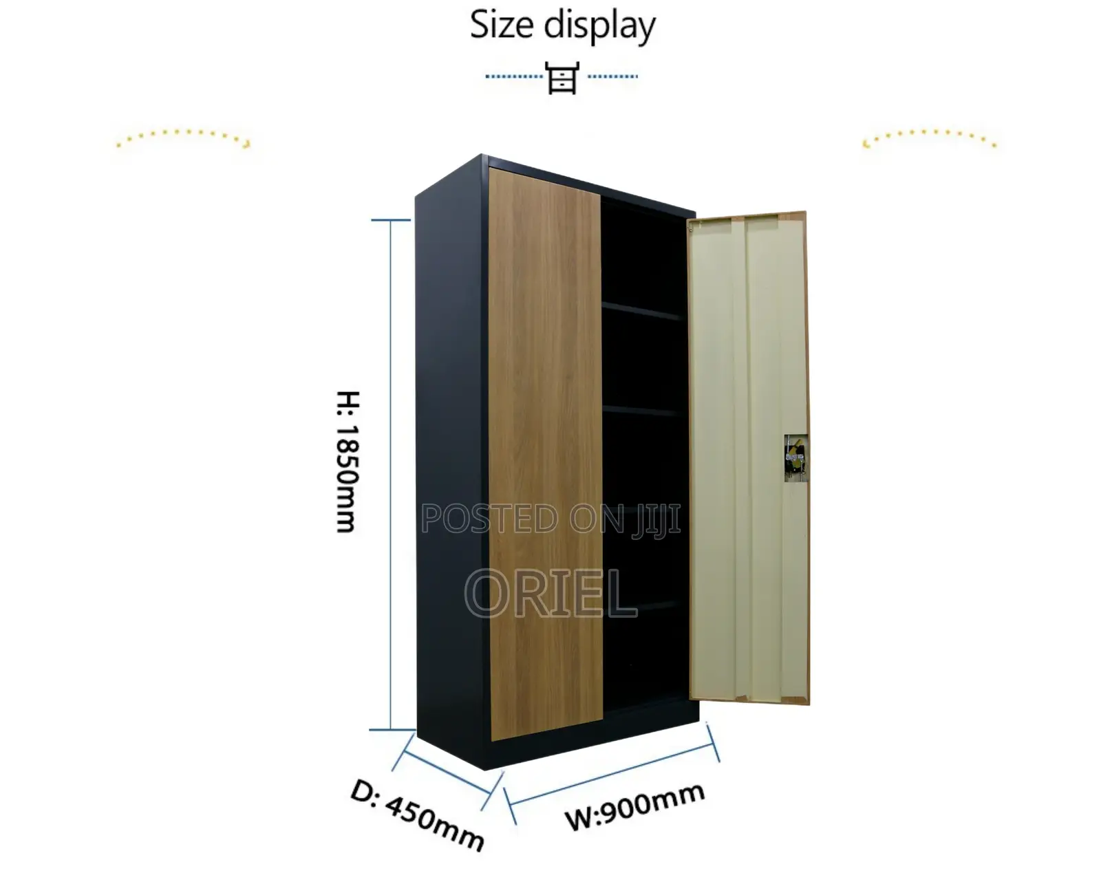 Office Chair : Office 2-steel Doors Filing Cabinet