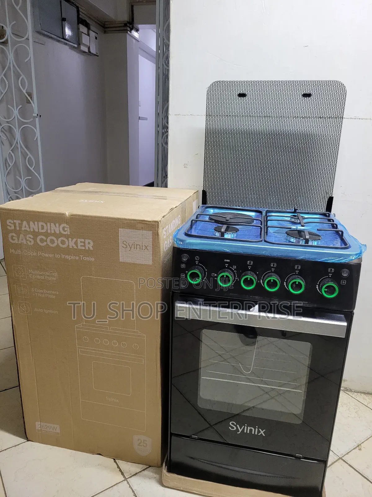 Syinix 50x50 Standing Cooker With Electric Oven – Compact Powerful