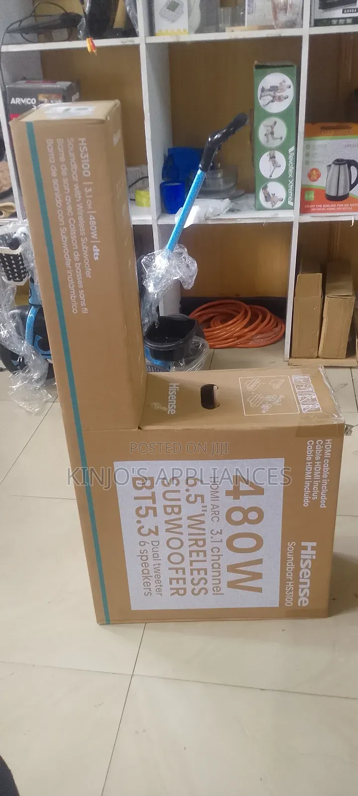Hisense Soundbar 200 Watts Hisense Soundbar 2.1ch Channel Hs3100