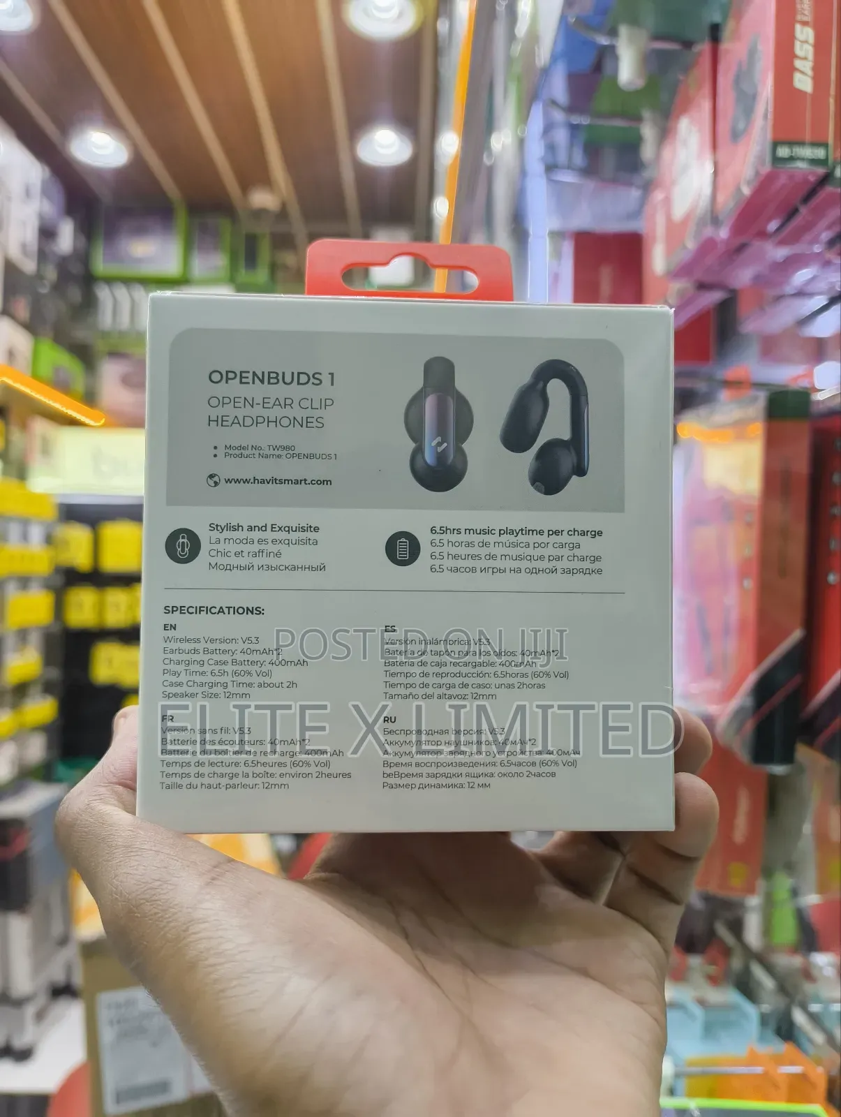 Havit Tw980 Openbuds 1 Open-Ear Clip Headphones