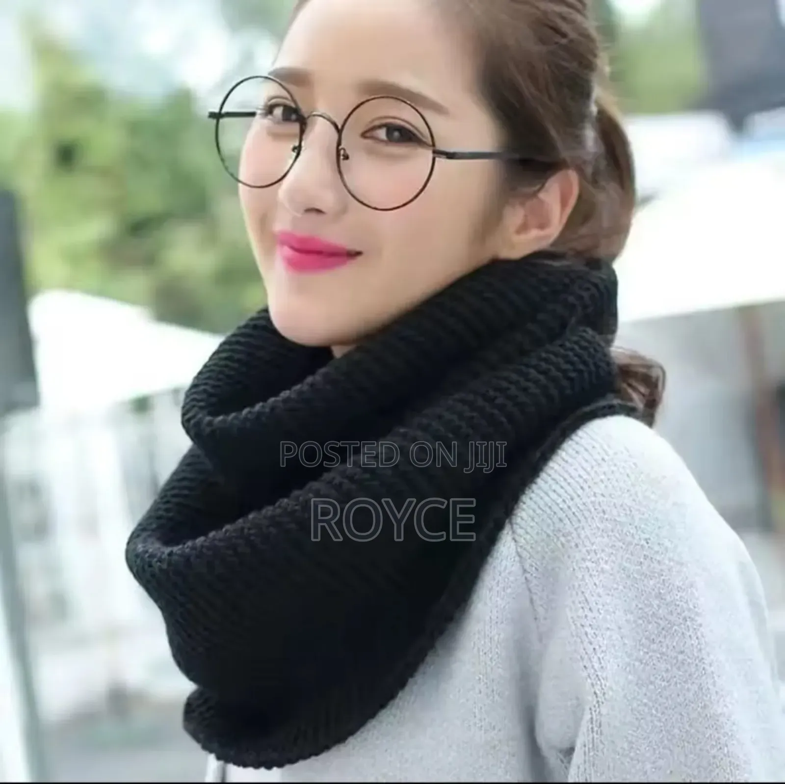 Warm Knitted Woolen Scarf