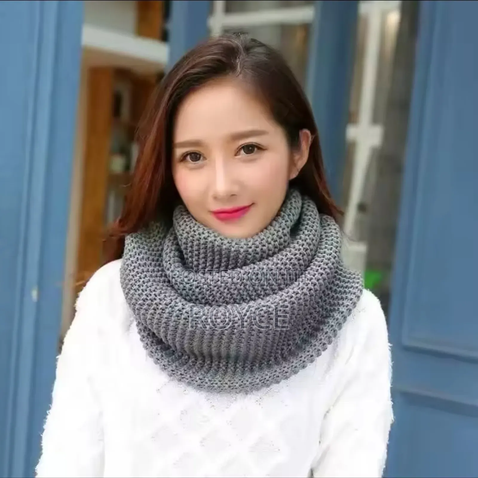 Warm Knitted Woolen Scarf