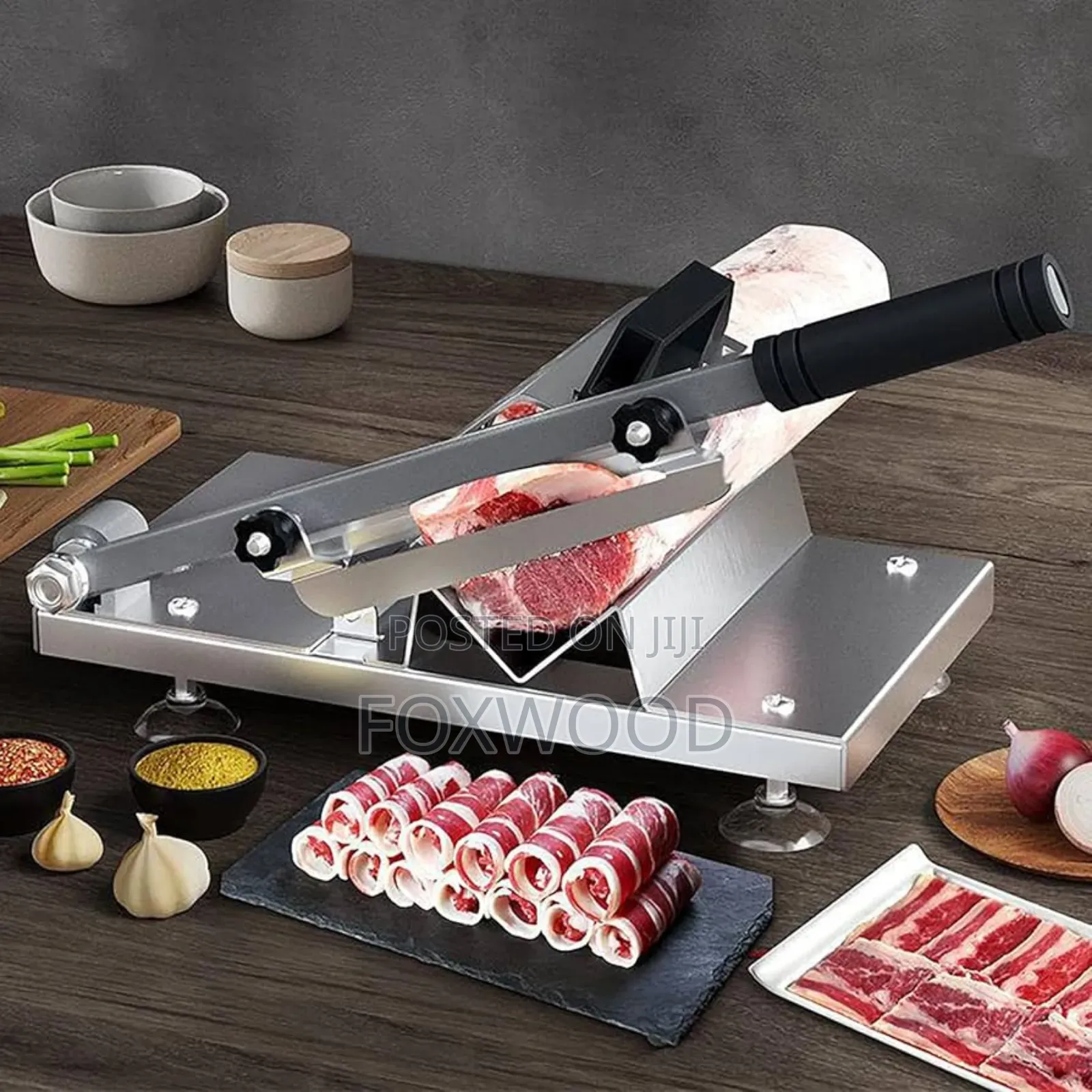 Heavy Duty Stainless Steel Manual Meat Slicer