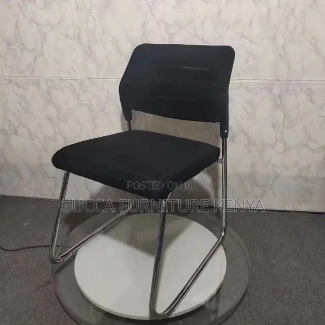 Light Weight Mesh Reception Guest Chair-Armrest