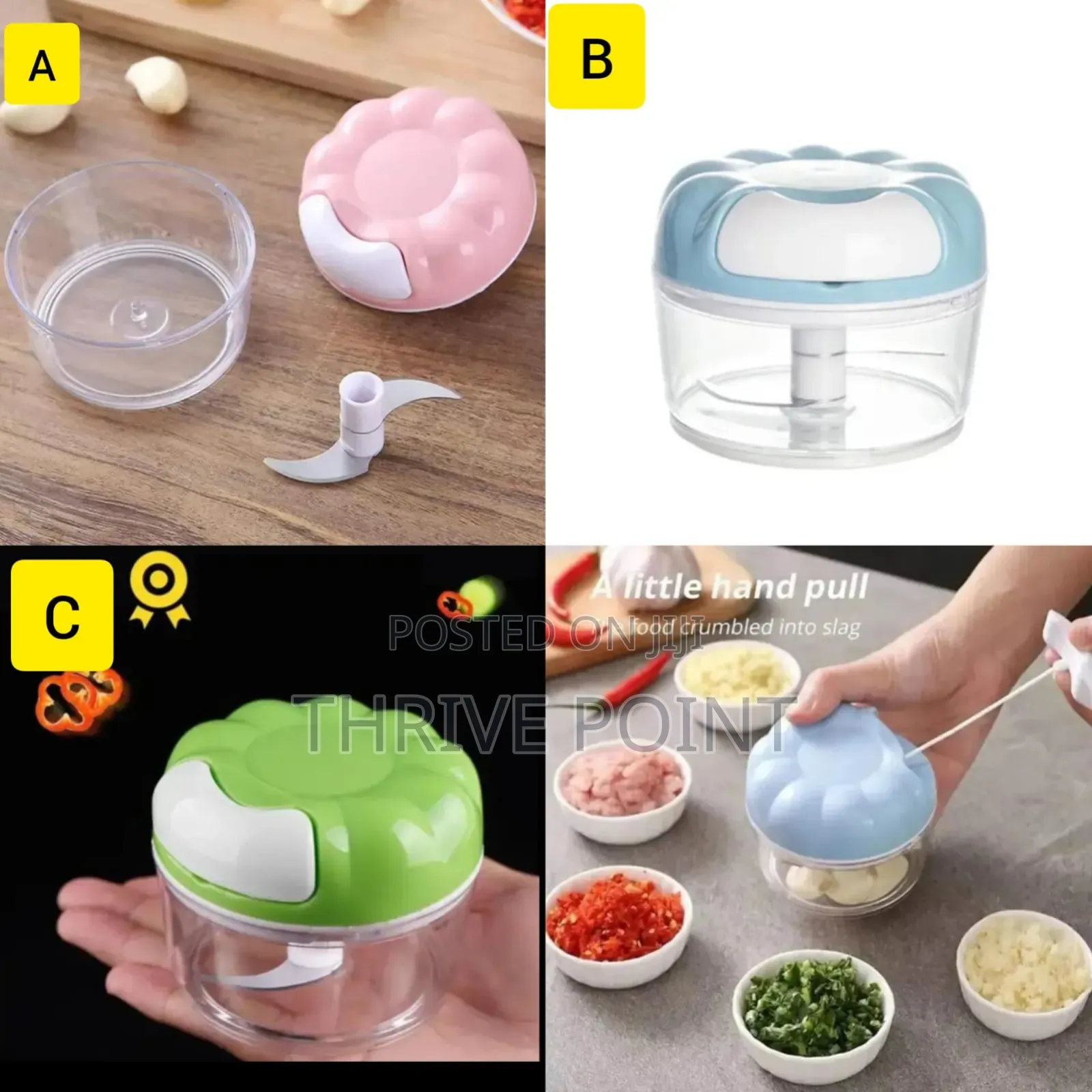 Garlic Pull Grinder/Chopper Kitchen
