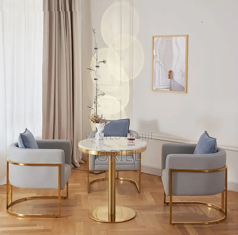 Dining Tables :- Modern Round Table for Dining Room Kitchen