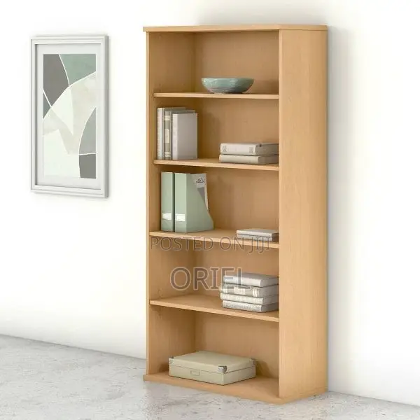 Book Shelfs :- Modern 5-Tier Corner Bookshelf for Small Spaces