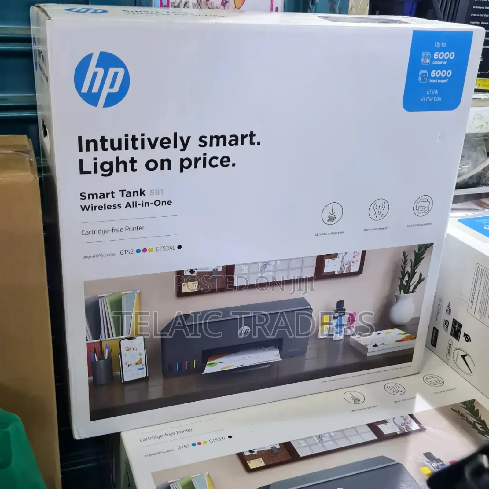 Hp 580 Smart Tank Wireless All in One;Print,Copy and Scan Wifi Printer