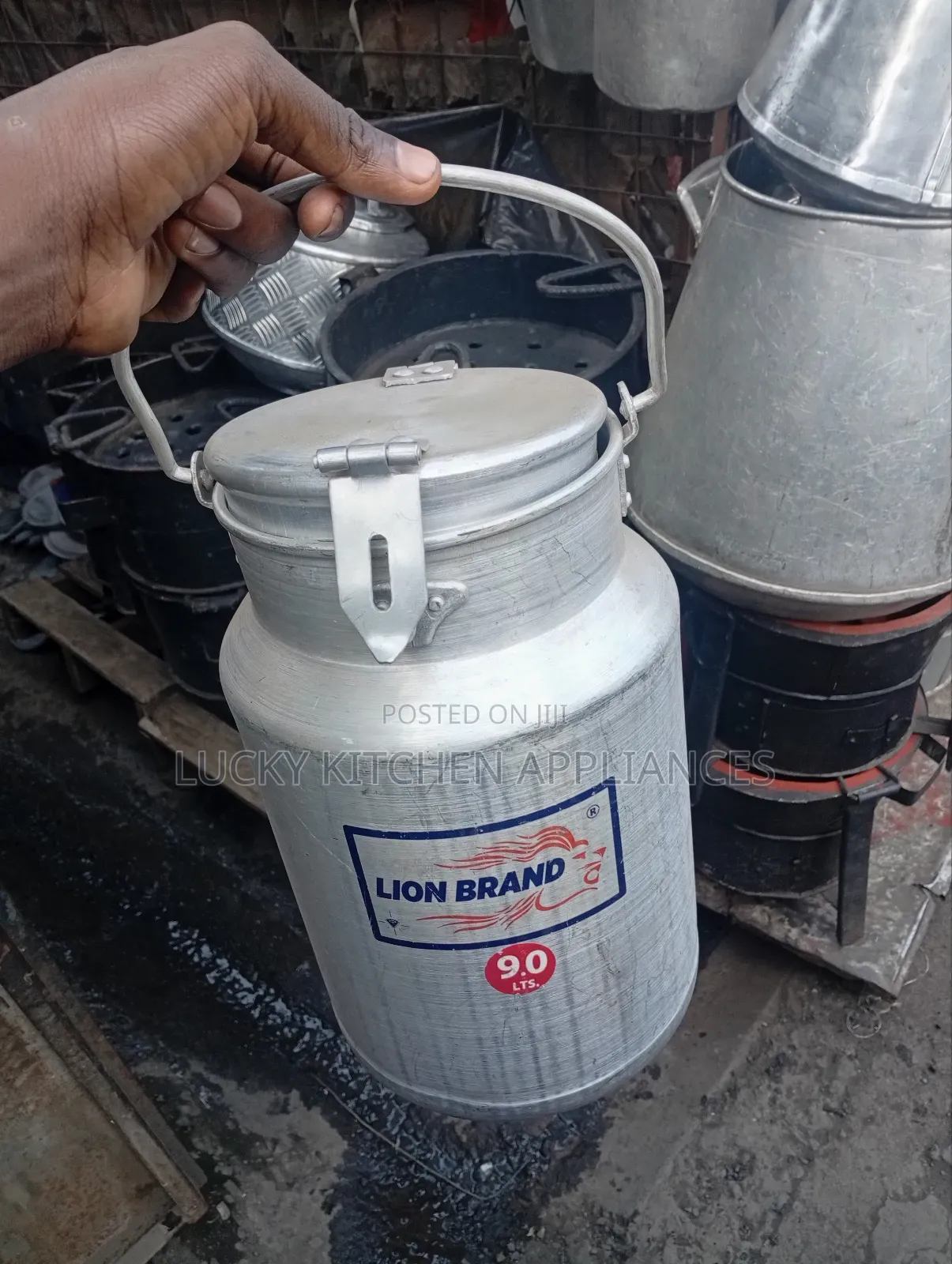 Aluminium Milk Can.