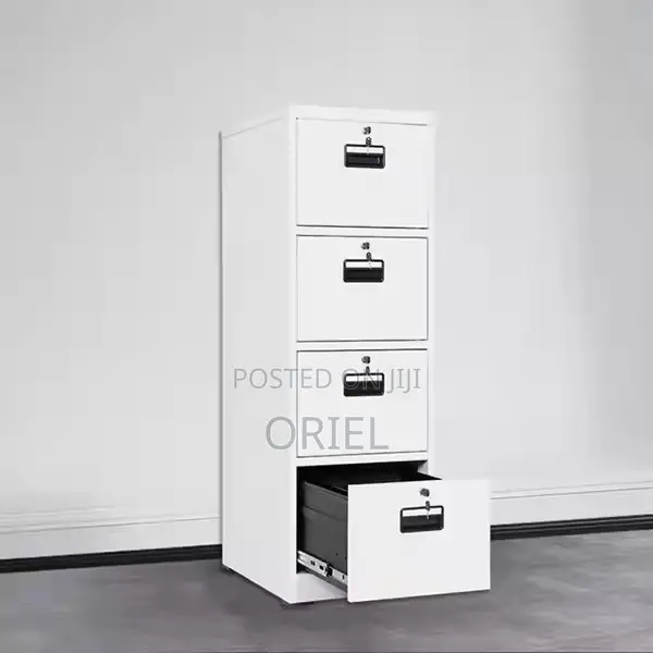 Office Cabinet :- 4 Drawer Locking Office File Organizer
