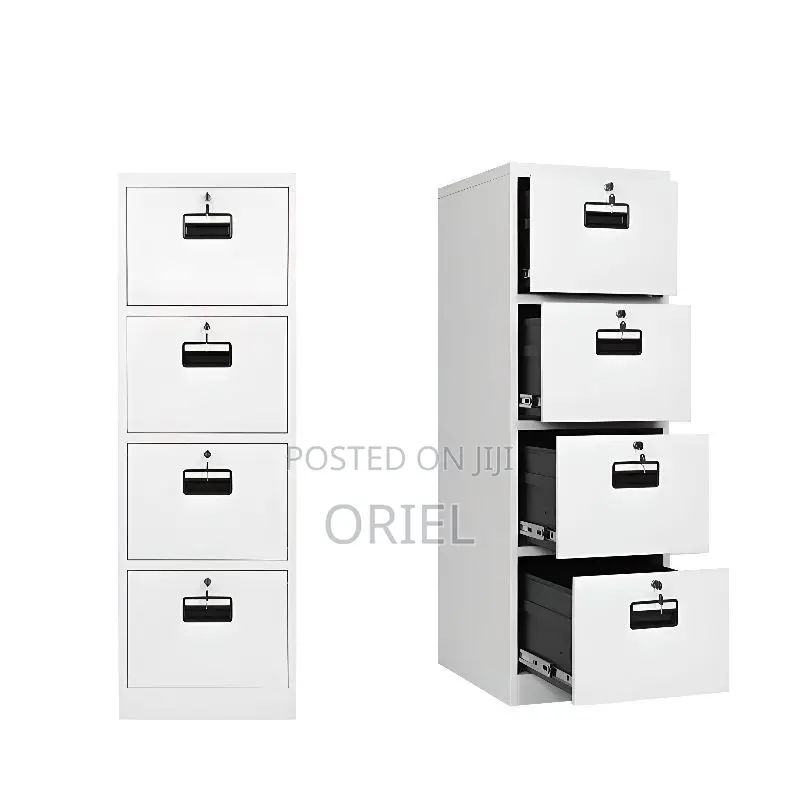 Office Cabinet :- 4 Drawer Locking Office File Organizer