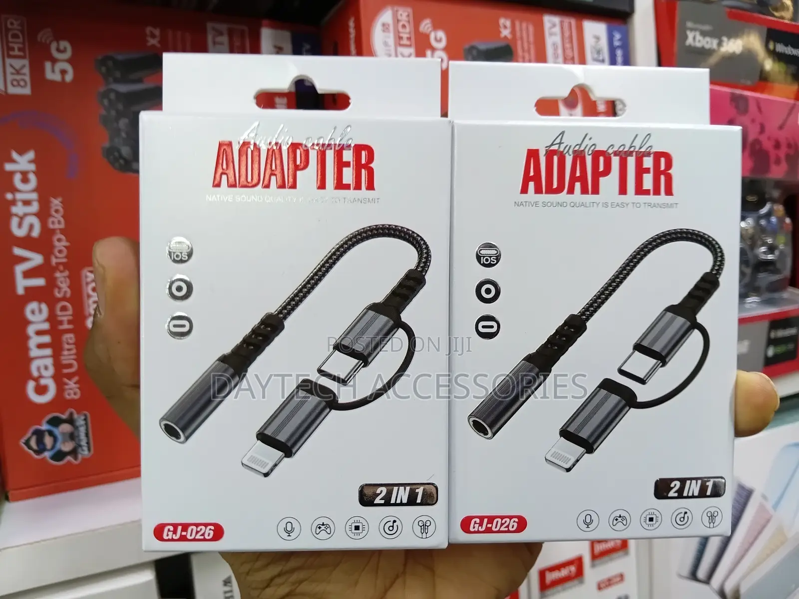 Usb C and Lightning to 3.5mm Headphone Adapter