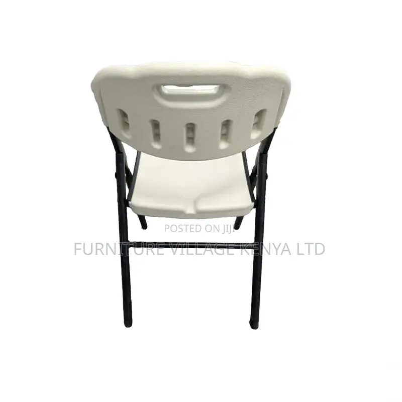 Outdoor Chair; White Foldable Outdoor Patio Chair