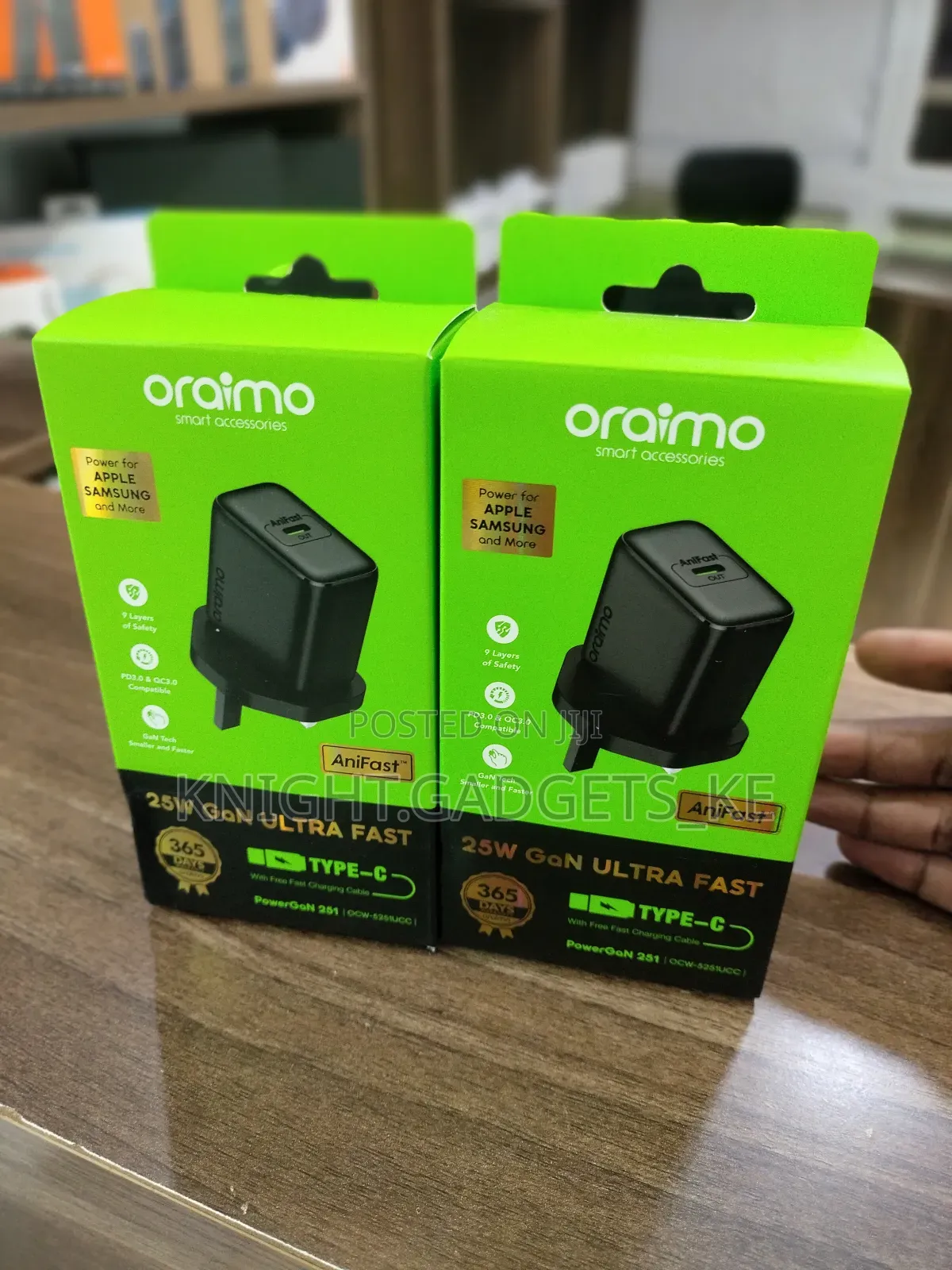 Oraimo 25w Usb C to C Charger ✓