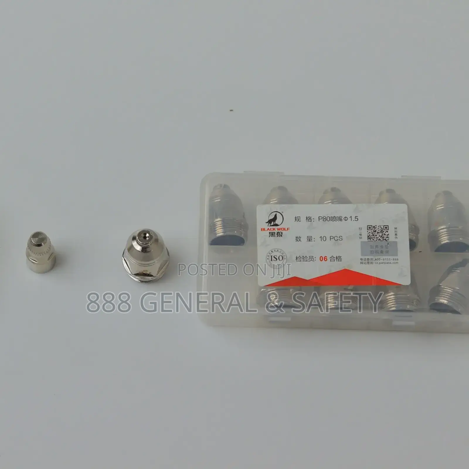Black Wolf Air Plasma Cutting Nozzle P80