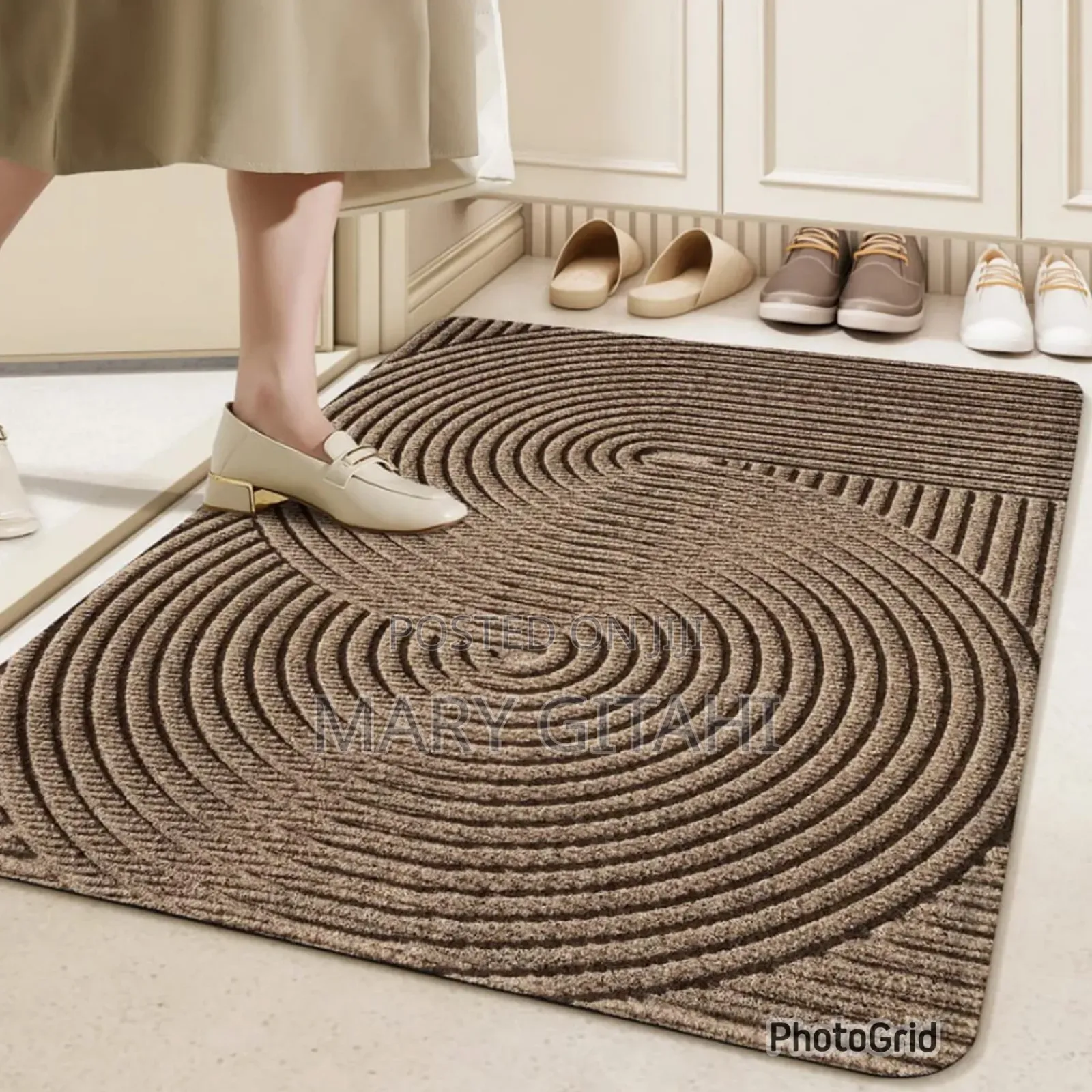 Elegant Swirl Design Entry Mat (50*80)