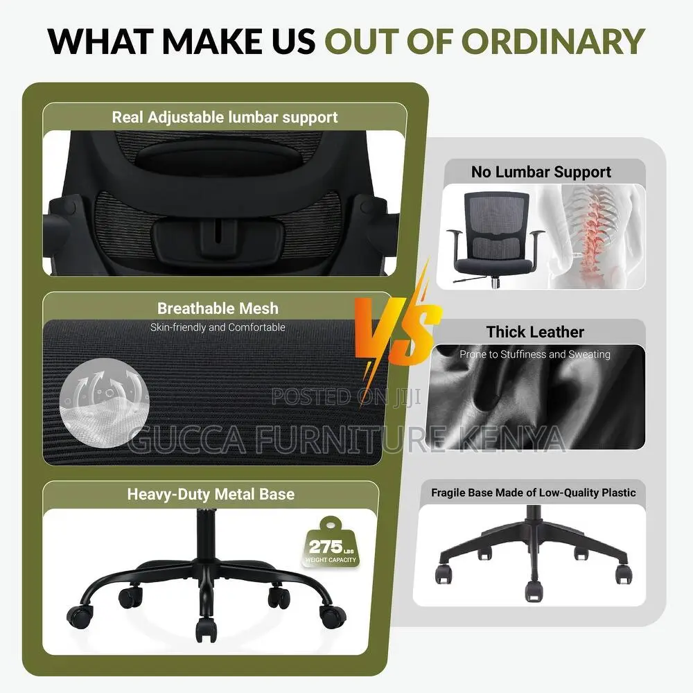 Executive Breathable Ergonomic Desk Chair