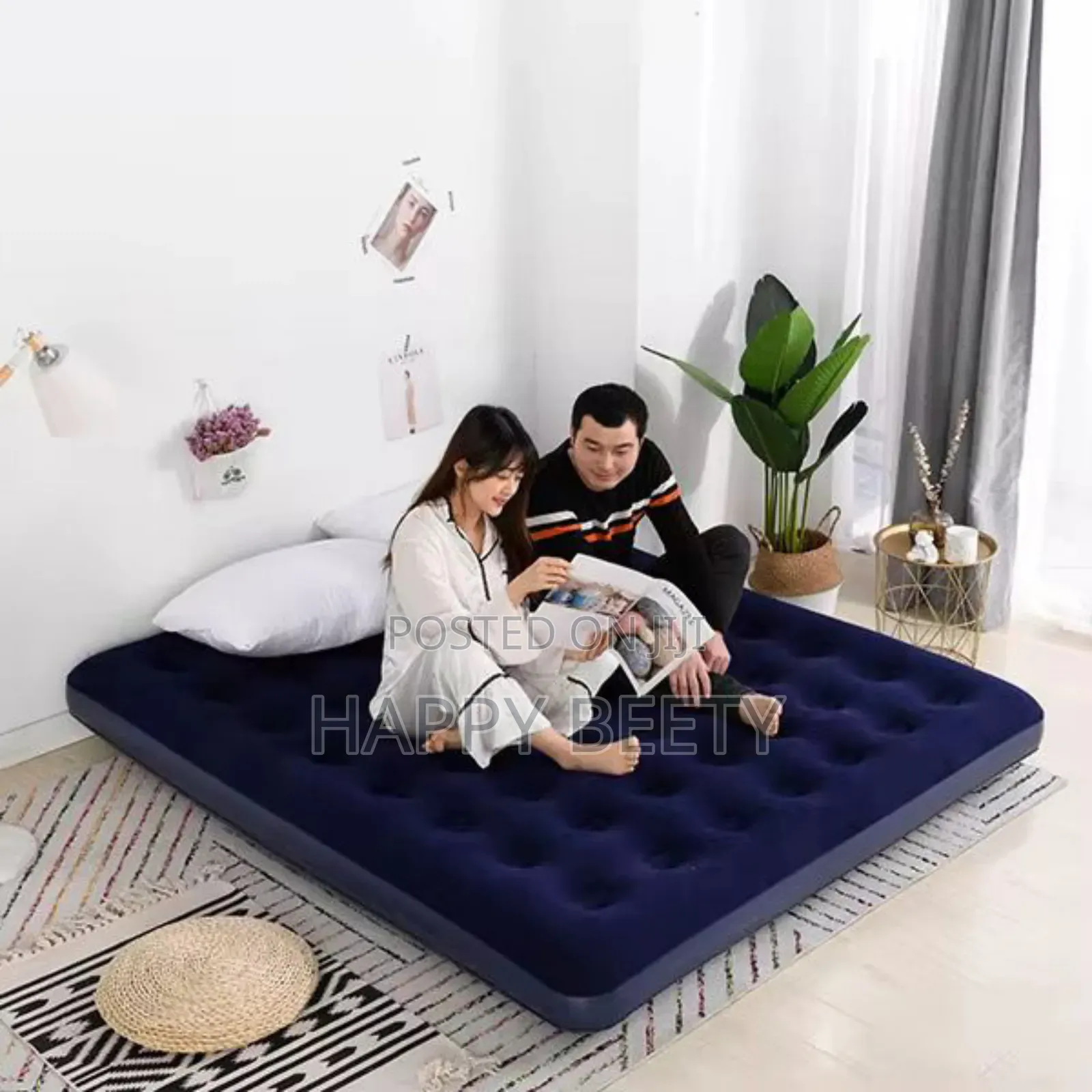*Intex Inflatable Mattress With Free Electric Pump*
