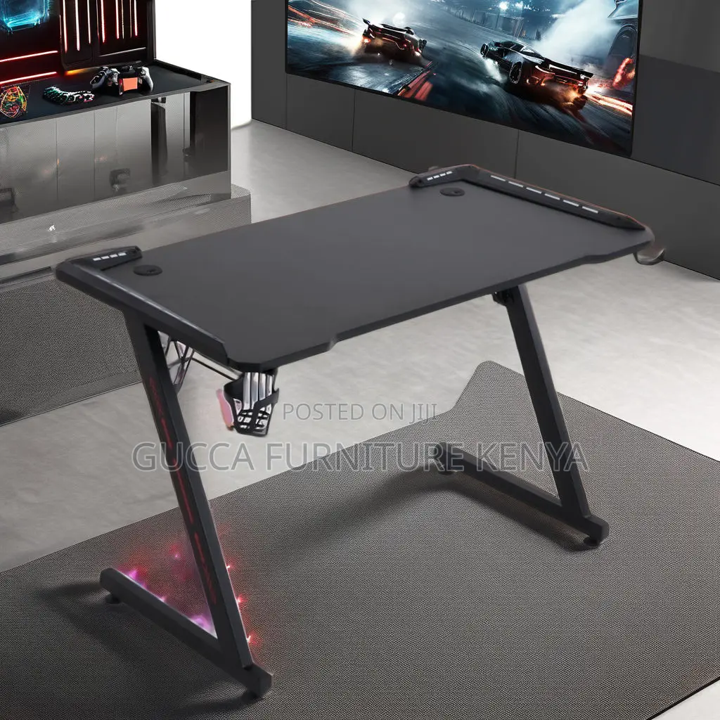 Ergonomic Black Imported Home Gaming Desk