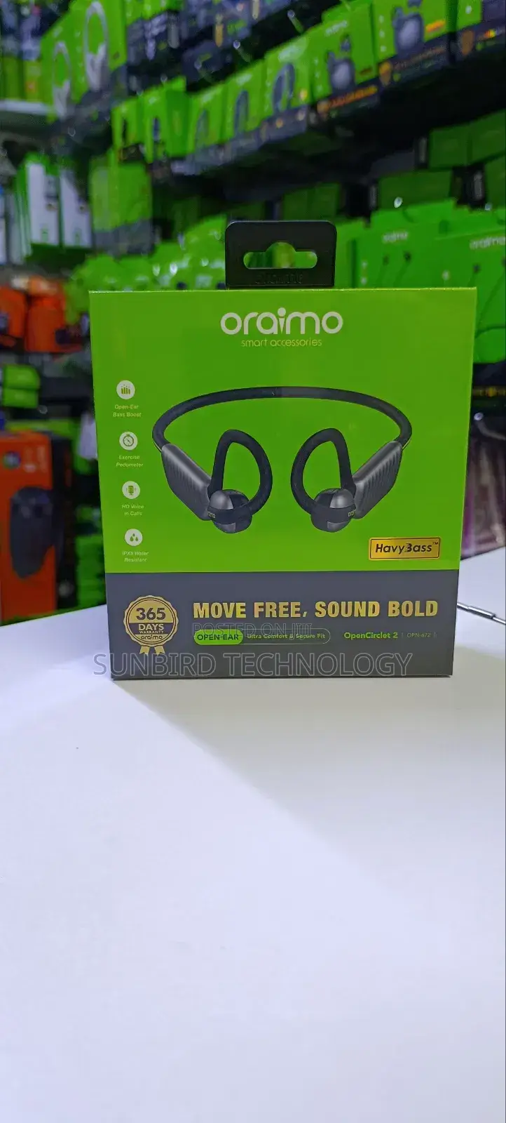 Oraimo Opencirclet 2 Opn-672 Open-Ear Ultra Comfort Secure Fit