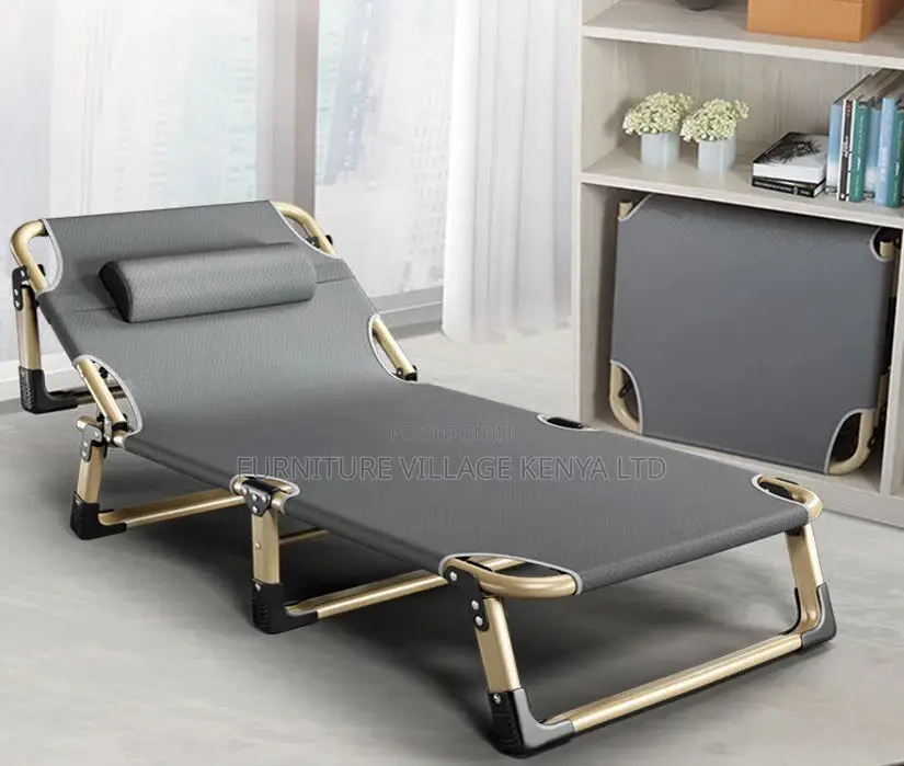 Outdoor Chair; Adjustable Foldable Portabl Bed for Ultimate Comfort