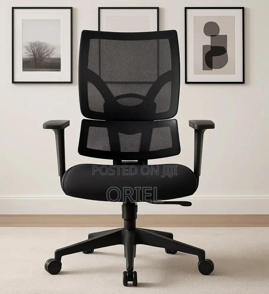 Modern Office Chair : Office Lumbar Support Swivel Mesh Chair
