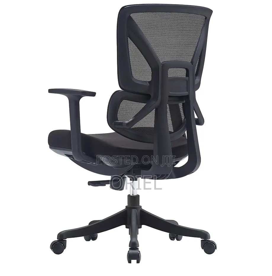 Modern Office Chair : Office Lumbar Support Swivel Mesh Chair