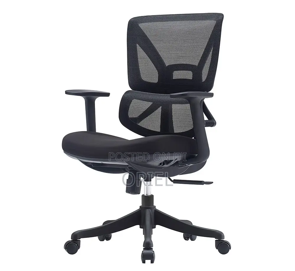 Modern Office Chair : Office Lumbar Support Swivel Mesh Chair